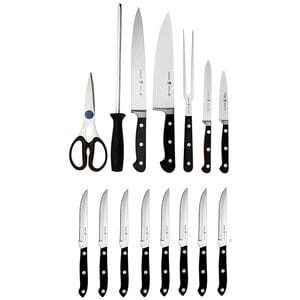 Henckels Henckels Classic 16-Piece Knife Block Set - Black, , hires
