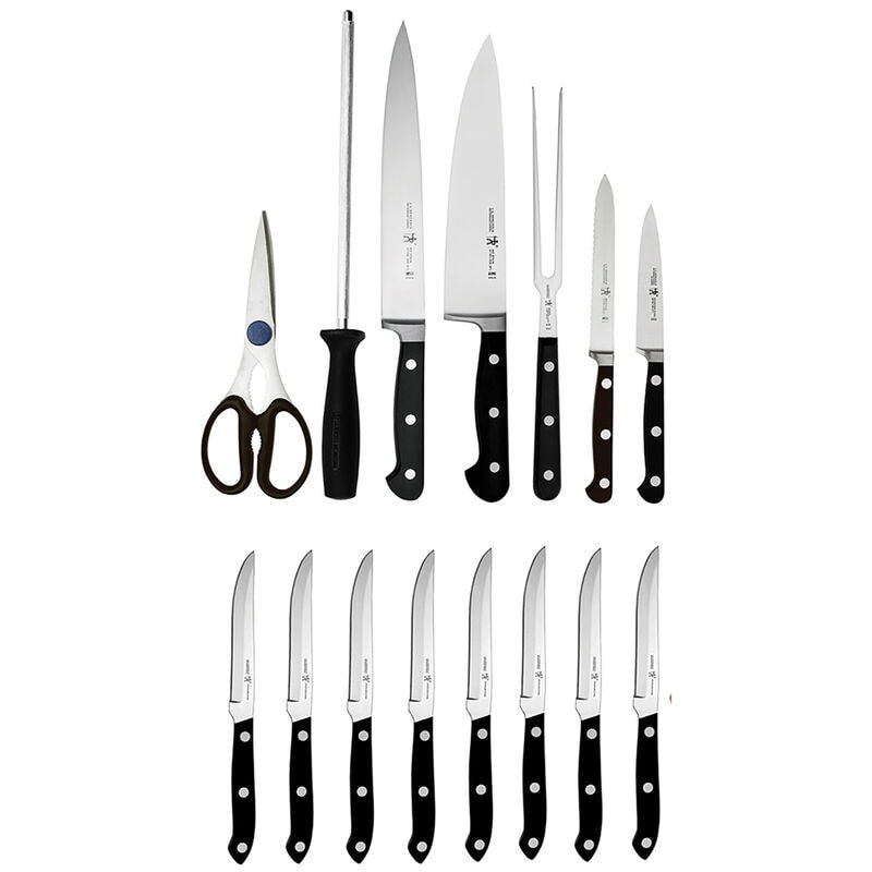 Henckels Henckels Classic 16-Piece Knife Block Set - Black, , hires