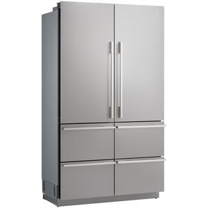 SKS 48 in. 26.0 cu. ft. Built-In Smart Counter Depth 6-Door French Door Refrigerator with Internal Water Dispenser - Stainless Steel, , hires