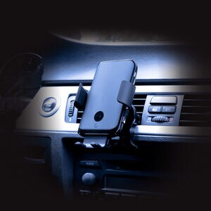 PhoneSuit - Energy Core Go - Wireless Charging Auto-Fit Car Windshield & Vent Mount - Black, , hires