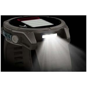 Garmin fenix 9 51 mm, AMOLED Smart Watch - Titanium with Pebble Gray Silicone Band, , hires