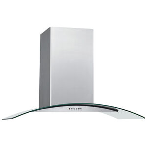 Frigidaire 30 in. Convertible Chimney Style Range Hood with 400 CFM, 3 Fan Speeds & 2 Halogen Lights - Stainless Steel, , hires