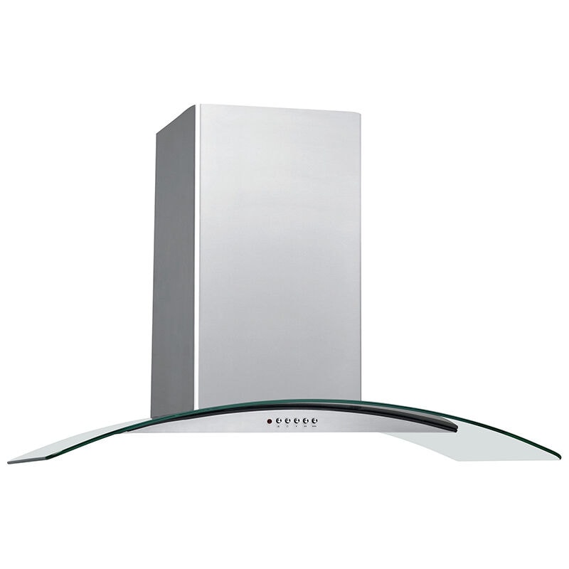 Frigidaire 30 in. Convertible Chimney Style Range Hood with 400 CFM, 3 Fan Speeds & 2 Halogen Lights - Stainless Steel, , hires