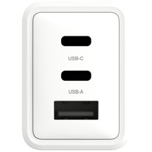PhoneSuit - GaN USB-C/C/A Wall Charger - White, , hires