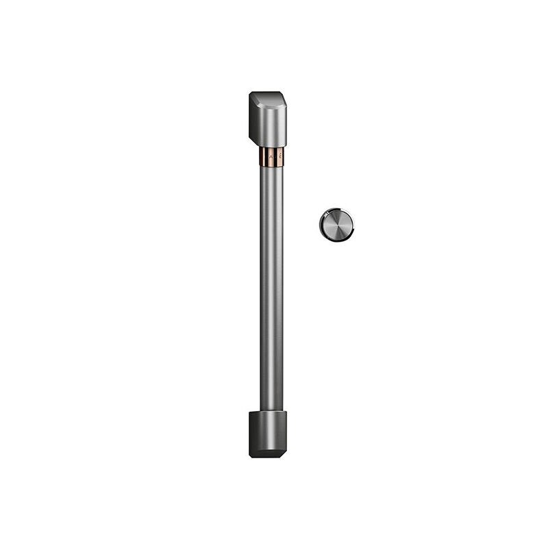Cafe Over the Range Microwave Handle and Knob Set - Brushed Stainless Steel, , hires