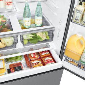 Samsung 36 in. 30.5 cu. ft. Smart French Door Refrigerator with Ice & Water Dispenser - Fingerprint Resistant Stainless Steel, , hires