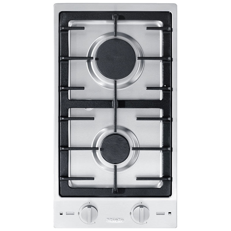 Miele CombiSet 12 in. Gas Cooktop with 2 Sealed Burners Stainless Steel P.C. Richard & Son