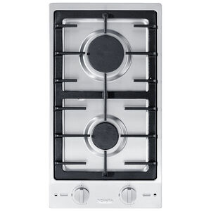 Miele CombiSet 12 in. Gas Cooktop with 2 Sealed Burners - Stainless Steel, , hires