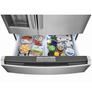 Frigidaire Gallery 36 in. 26.3 cu. ft. 4-Door French Door Refrigerator with Ice & Water Dispenser - Stainless Steel, , hires