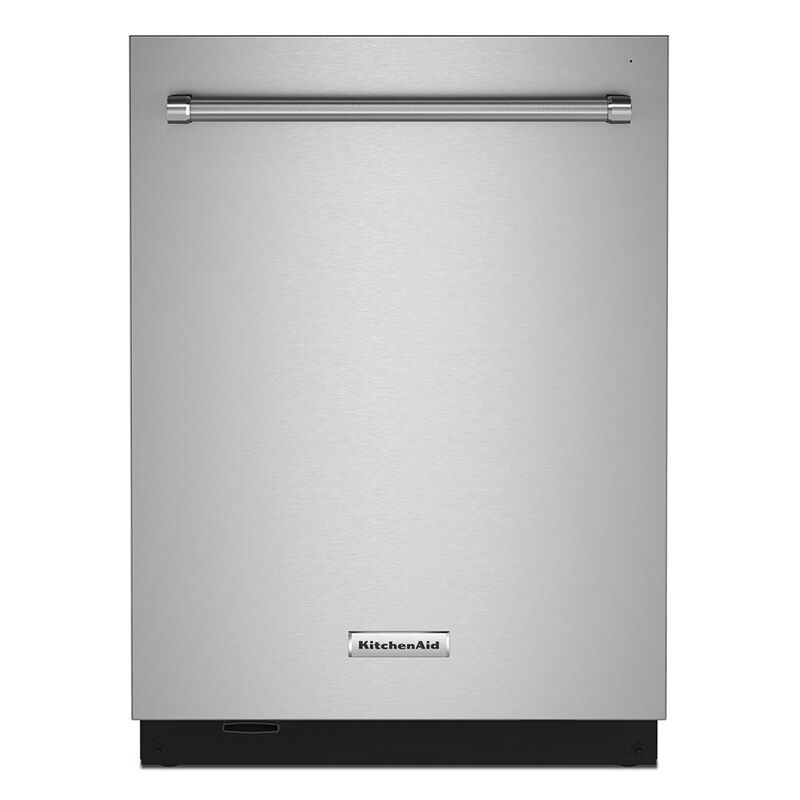 KitchenAid 24 in. Top Control Dishwasher with 44 dBa Sound Level & 3rd-Rack - PrintShield Stainless, Stainless Steel with PrintShield Finish, hires