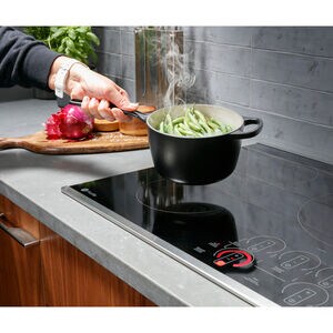 GE Profile 36 in. 5-Burner Smart Induction Cooktop with Simmer Burner & Power Burner - Black, , hires