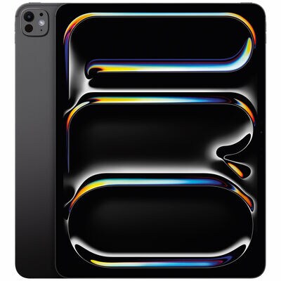 Apple - 13-inch iPad Pro (Latest Model) M4 chip Wi-Fi 1TB with OLED Nano Texture Glass - Space Black | MWRF3LL-A