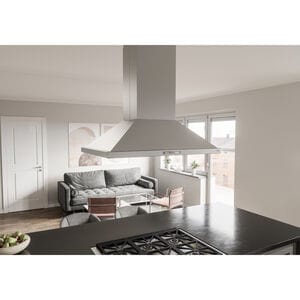 Zephyr 36 in. Smart Convertible Chimney Style Range Hood with 700 CFM, 6 Fan Speeds & 4 LED Lights - Stainless Steel, , hires