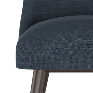 Skyline Furniture Modern Mid Century Counter Stool in Linen Fabric - Navy, , hires