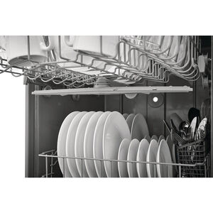 Frigidaire 24 in. Built-In Dishwasher with Front Control, 62 dBA Sound Level, 14 Place Settings & 2 Wash Cycles - Stainless Steel, Stainless Steel, hires