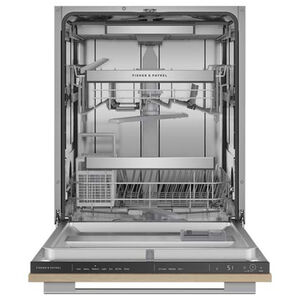 Fisher & Paykel Series 7 24 in. Top Control Flush-Mount Smart Dishwasher with 44 dBA Sound Level & 3rd-Rack - Custom Panel Ready, , hires