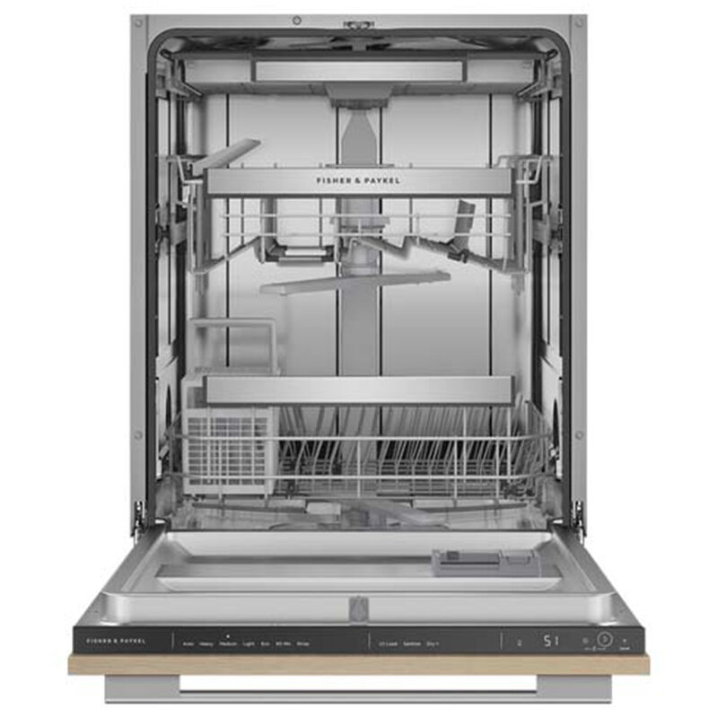 Fisher & Paykel Series 7 24 in. Top Control Flush-Mount Smart Dishwasher with 44 dBA Sound Level & 3rd-Rack - Custom Panel Ready, , hires