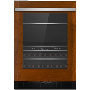 JennAir 24 in. 5.0 cu. ft. Built-In Beverage Center with Fixed Shelves & Digital Control Right Hinged - Custom Panel Ready, , hires