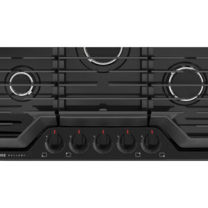 Frigidaire Gallery 30 in. 5-Burner Natural Gas Cooktop with Simmer Burner & Power Burner - Black, Black, hires