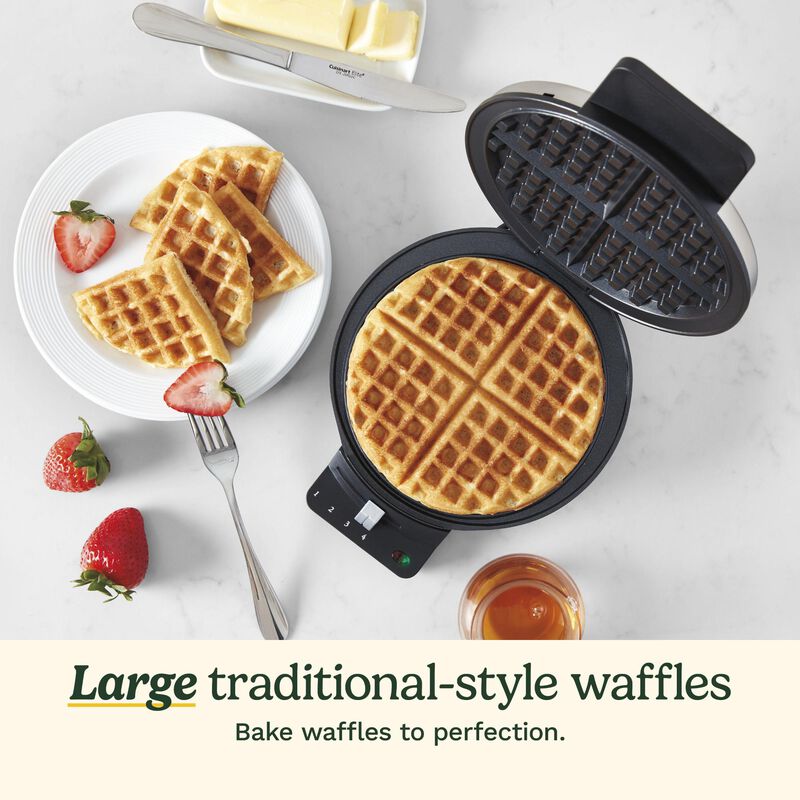 Cuisinart Round Classic Waffle Maker - Stainless Steel, , hires