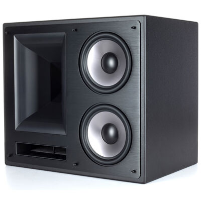 Klipsch Dual 6.5" Two-Way THX Ultra2 Certified LCR Loudspeaker (Each) - Black | THX-6000LCRL