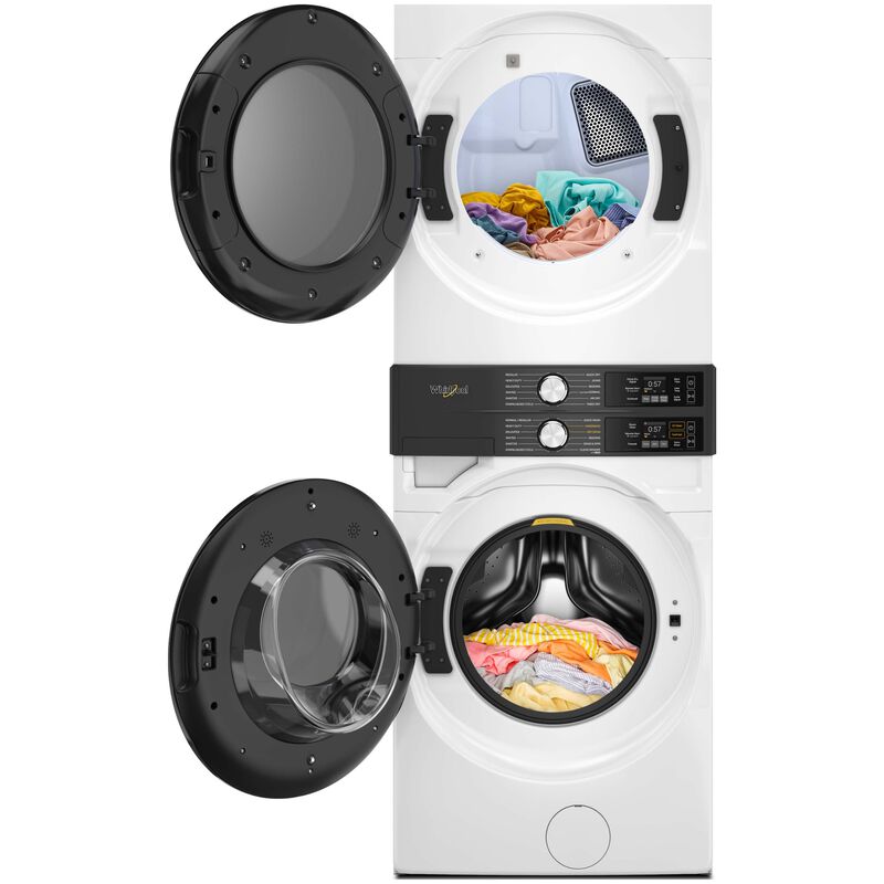 Whirlpool 28 in. 4.5 cu. ft. Smart Gas Front Load Laundry with UV Clean Technology, FreshFlow Vent System, Sensor Dry, Sanitize & Steam Cycle - White, White, hires