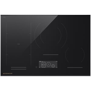 LG Signature 30 in. 4-Burner Induction Cooktop with Simmer Burner & Power Burner - Black, , hires