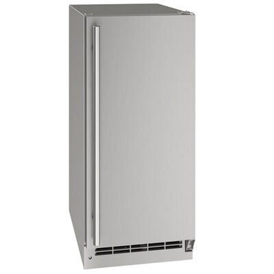 U-Line 15 in. Ice Maker with 25 Lbs. Ice Storage Capacity & Digital Controls - Stainless Steel | OCR115-SS01B