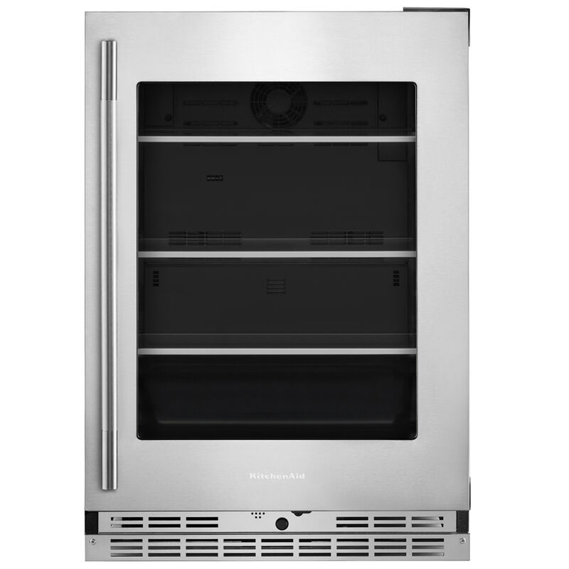 KitchenAid 24 in. 5.2 cu. ft. Undercounter Refrigerator - Stainless Steel with PrintShield Finish, , hires