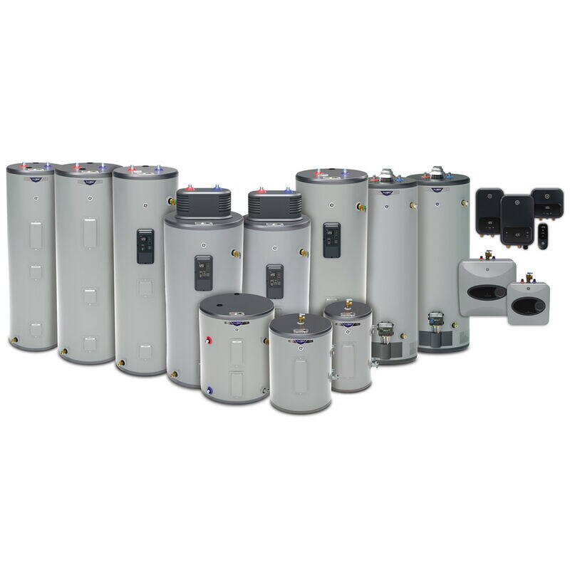 GE Smart Electric 40 Gallon Short Water Heater with 12-Year Parts Warranty, , hires