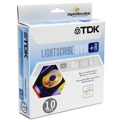 T.D.K. 10 Pack DVD-R | DVDR47LS10