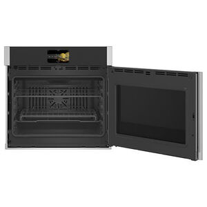 GE Profile 30 in. 5 cu. ft. Smart Electric Single Wall Oven with True European Convection - Stainless Steel, , hires