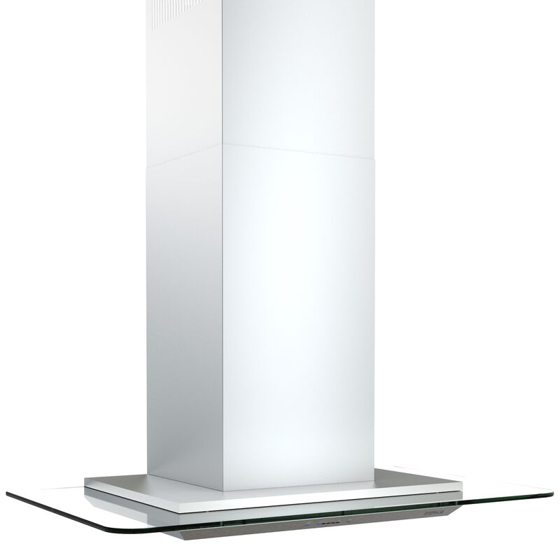 Zephyr 30 in. Convertible Chimney Style Range Hood with 600 CFM, 5 Fan Speeds & 2 LED Lights - Stainless Steel, , hires