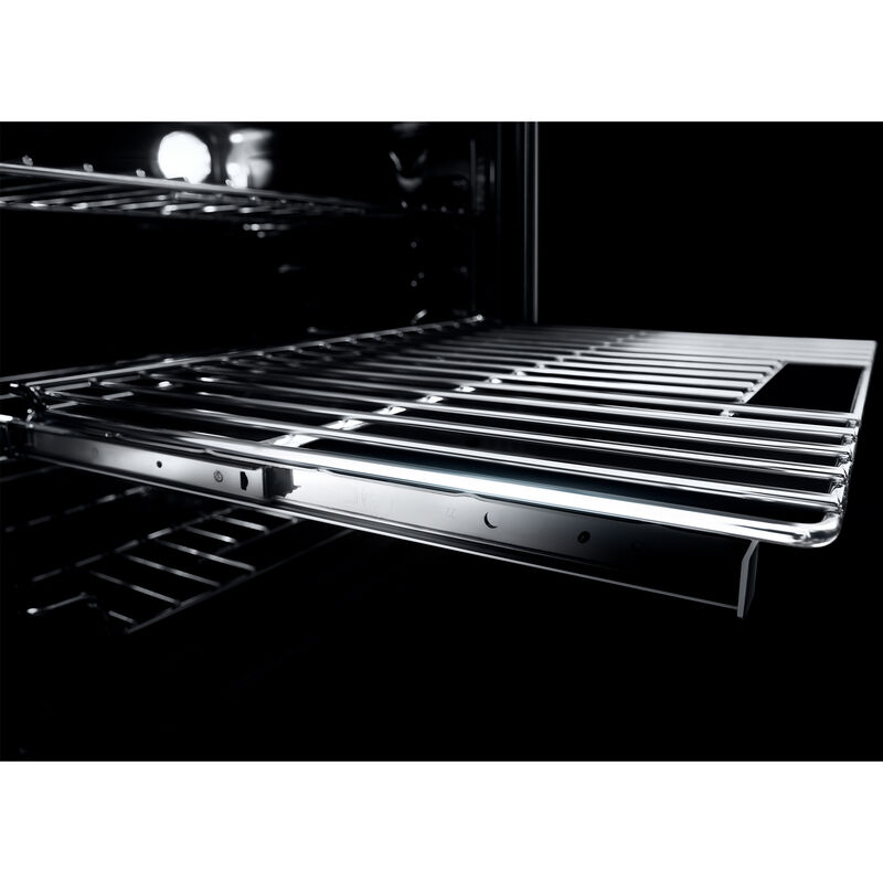 JennAir Rise Series 30 in. 6.4 cu. ft. Air Fry True European Convection Slide-In Electric Range with 4 Induction Burners - Stainless Steel, , hires