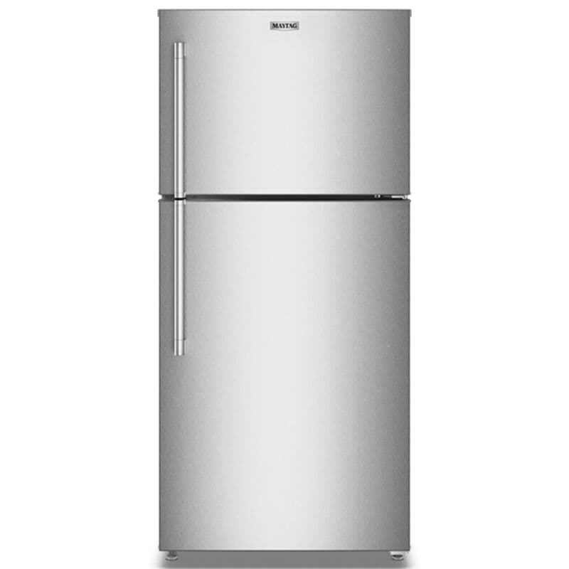 Maytag 30 in. 19.3 cu. ft. Garage-Ready Top Freezer Refrigerator - Fingerprint Resistant Stainless, , hires