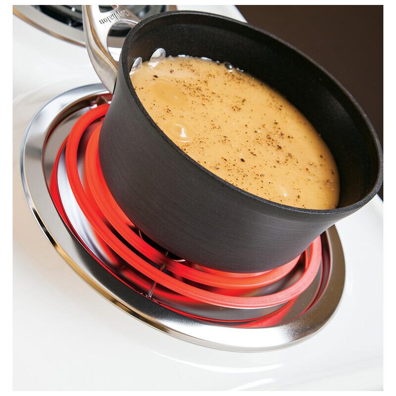 GE 30 in. 5 cu. ft. Electric Range with Coil Burners - White, White, hires