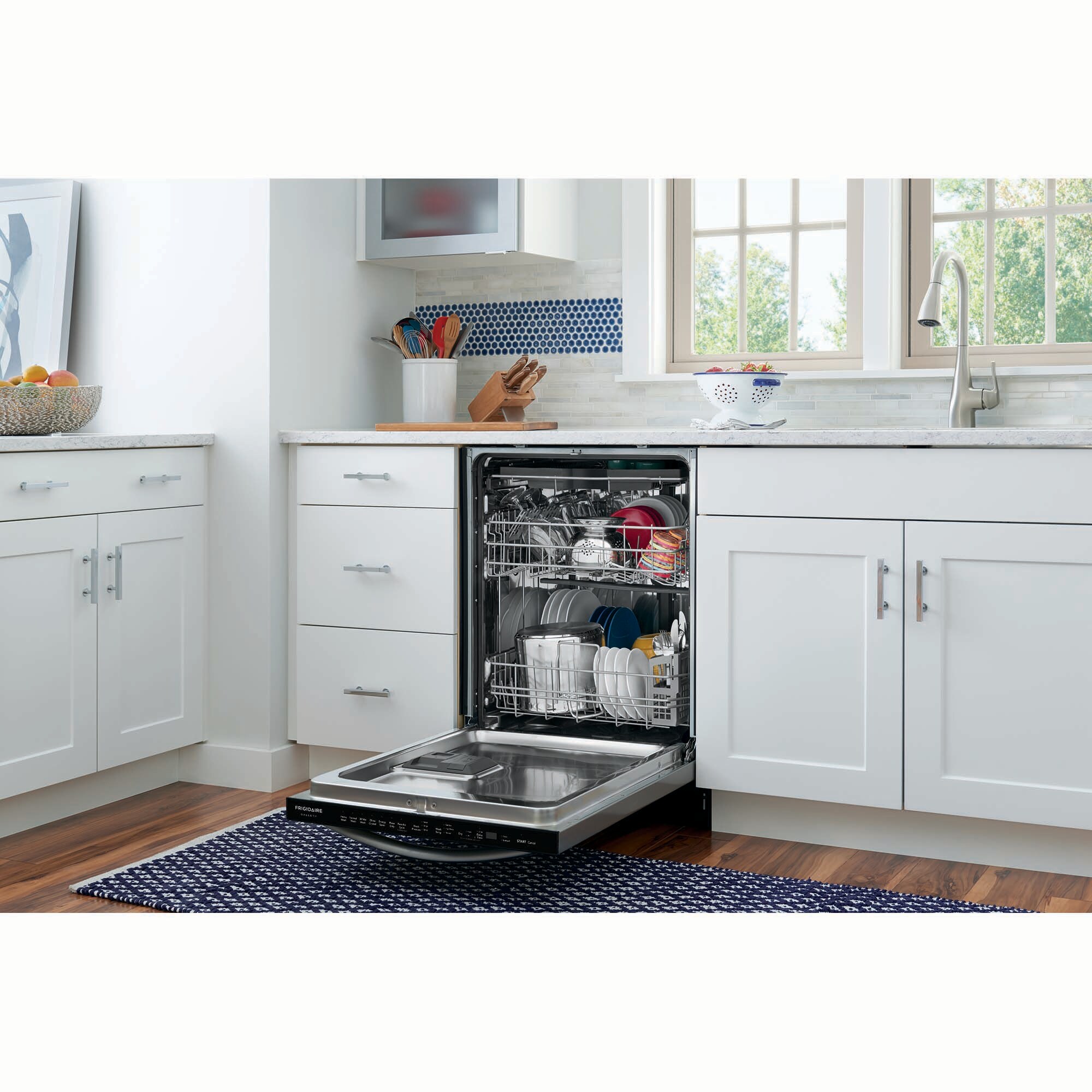 frigidaire dishwasher blue