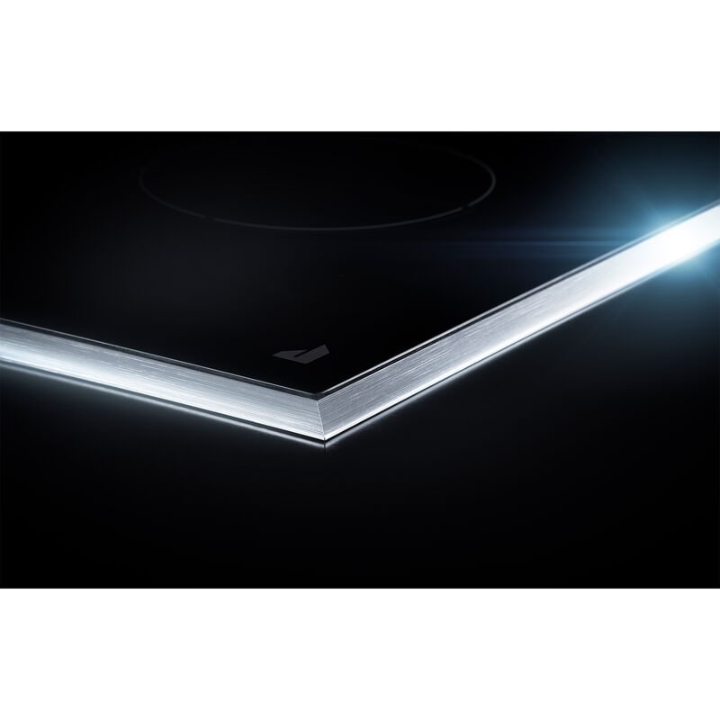 JennAir Lustre Stainless 36 in. 5-Burner Induction Cooktop with Simmer Burner & Power Burner - Stainless Steel, , hires