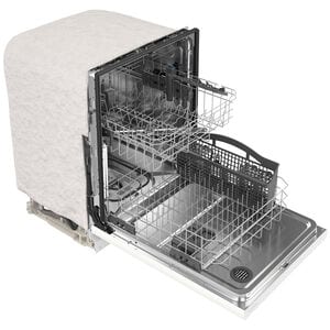 Maytag 24 in. Front Control Dishwasher with 50 dBa Sound Level & Pocket - White, White, hires