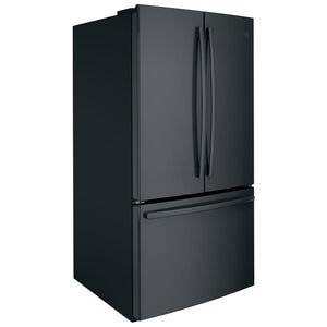 GE 36 in. 27 cu. ft. French Door Refrigerator with Internal Water Dispenser - Black, Black, hires