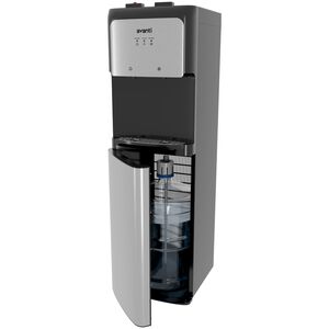 Avanti 12 in. Freestanding Hot & Cold Water Dispenser with Child Safety Guard - Stainless Steel with Black Cabinet, , hires