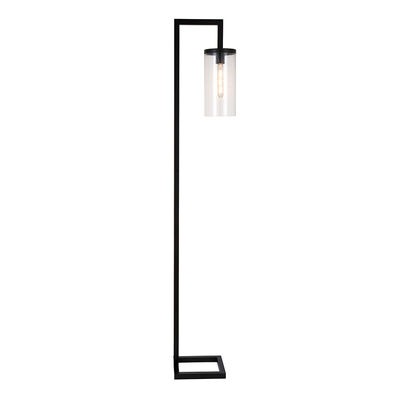 Hudson & Canal Malva Floor Lamp with Seeded Glass | FL0014
