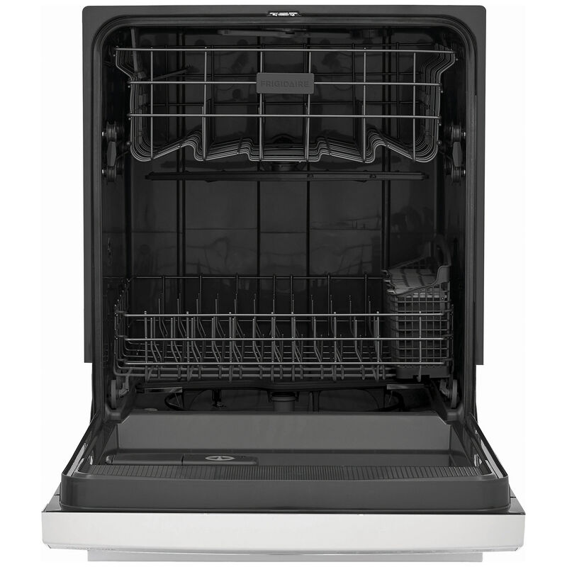 Frigidaire 24 in. Front Control Dishwasher with 54 dBa Sound Level, MaxDry & Pocket - White, White, hires
