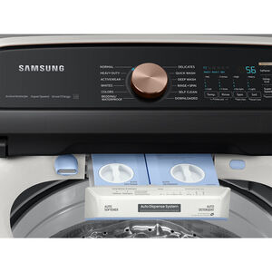 Samsung 27 in. 5.5 cu. ft. Smart Top Load Washer with Auto Dispense System - Ivory, , hires
