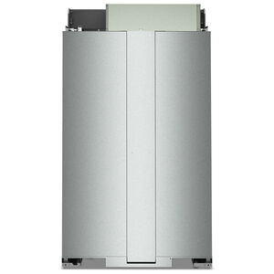 KitchenAid 48 in. 29.4 cu. ft. Built-In Counter Depth Side-by-Side Refrigerator with Ice & Water Dispenser - Stainless Steel with PrintShield Finish, , hires