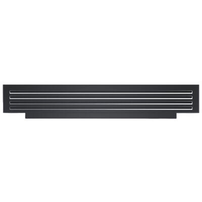 Summit Decorative Refrigerator Grill - Black | GRILL27B
