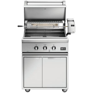 DCS Series 7 30 in. 3-Burner Built-In/Freestanding Natural Gas Grill with Rotisserie& Smoke Box - Stainless Steel, , hires