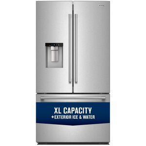 Maytag 36 in. 29.6 cu. ft. French Door Refrigerator with Ice & Water Dispenser - Fingerprint Resistant Stainless Steel, , hires