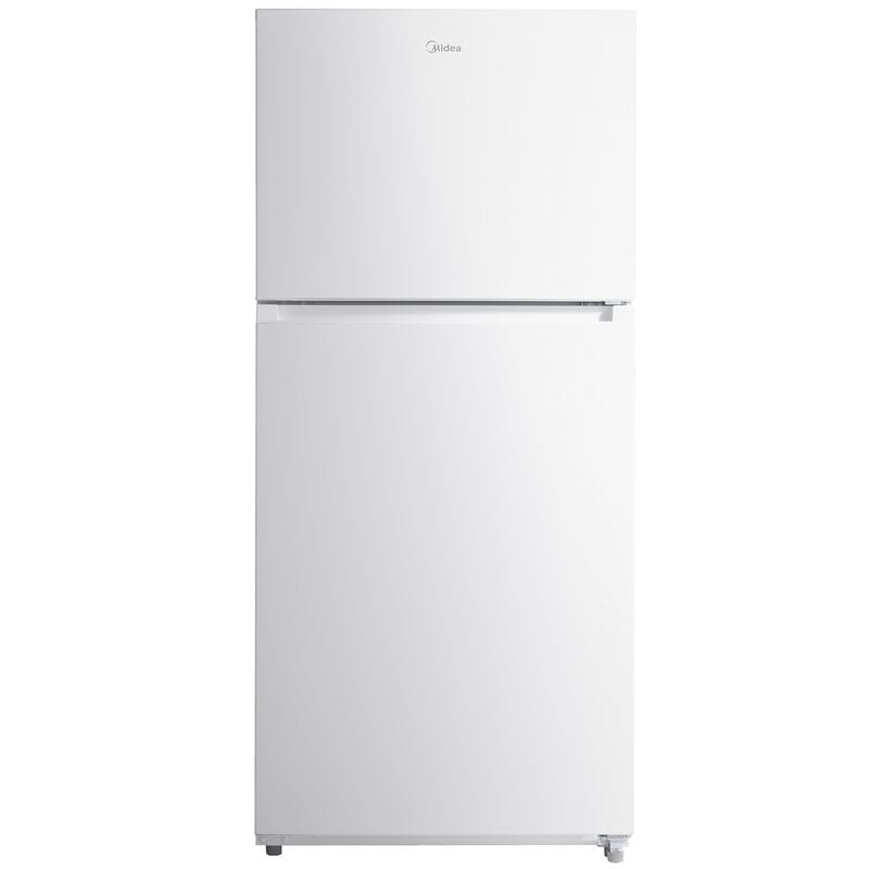 Midea 30 in. 18.1 cu. ft. Garage-Ready Top Freezer Refrigerator - White, White, hires