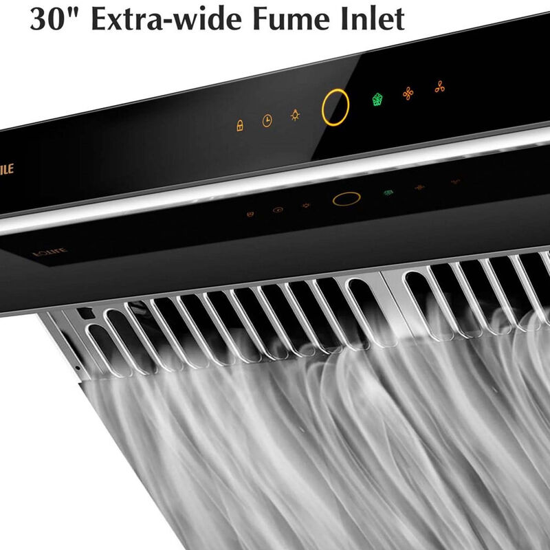 Fotile Prestige 36 in. Ducted Standard Style Range Hood with 1000 CFM, 4 Fan Speeds & 2 LED Lights - Onyx Black, , hires